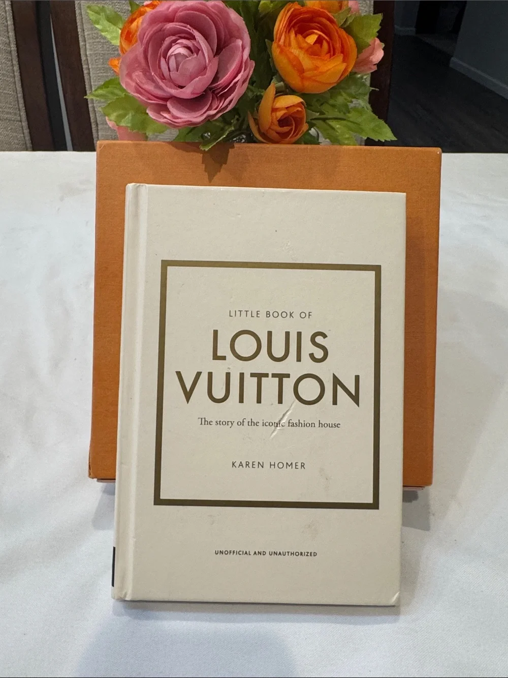 Authentic Louis Vuitton Monogram Hardcover Book